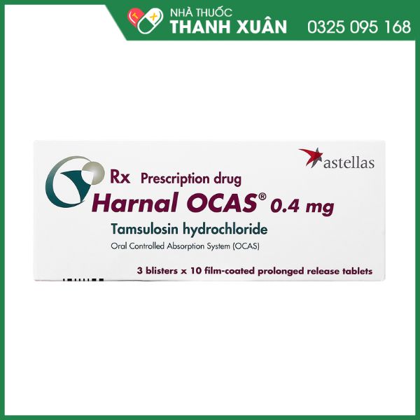Harnal Ocas 0,4 mg điều trị triệu chứng đường tiểu dưới